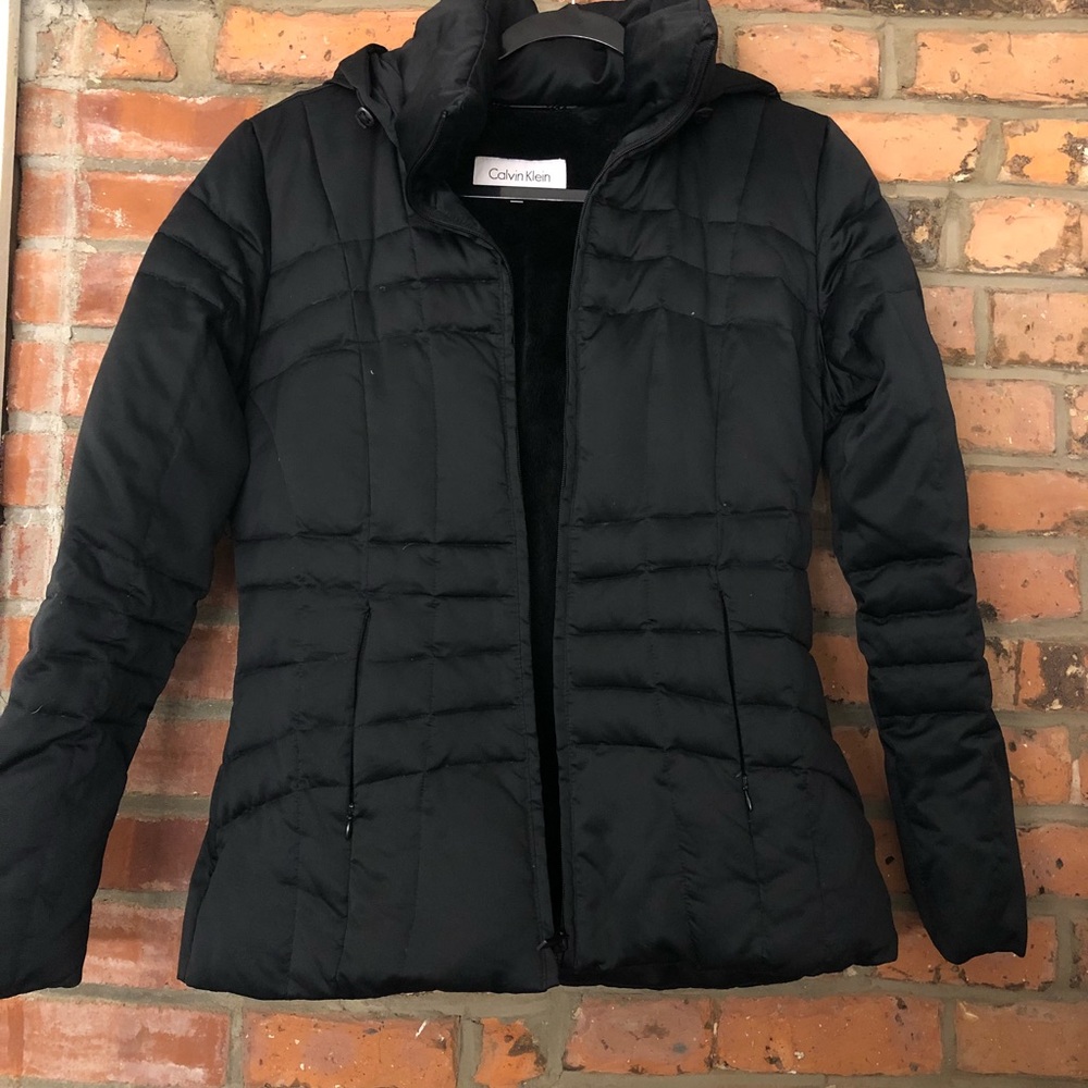 Calvin Klein Down Jacket With Hood